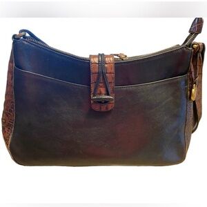 Sale!  Brahmin Elegant Brown Leather Shoulder Bag